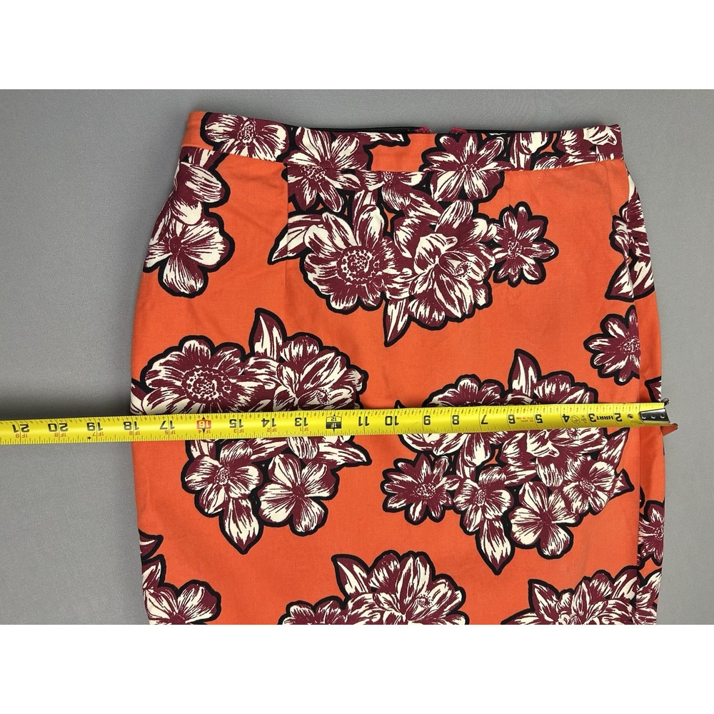 Anthropologie Maeve Women's 4 Bold Floral Salinas Pencil Skirt (Read) - Picture 6 of 12